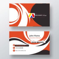 Cooperate business card design sample